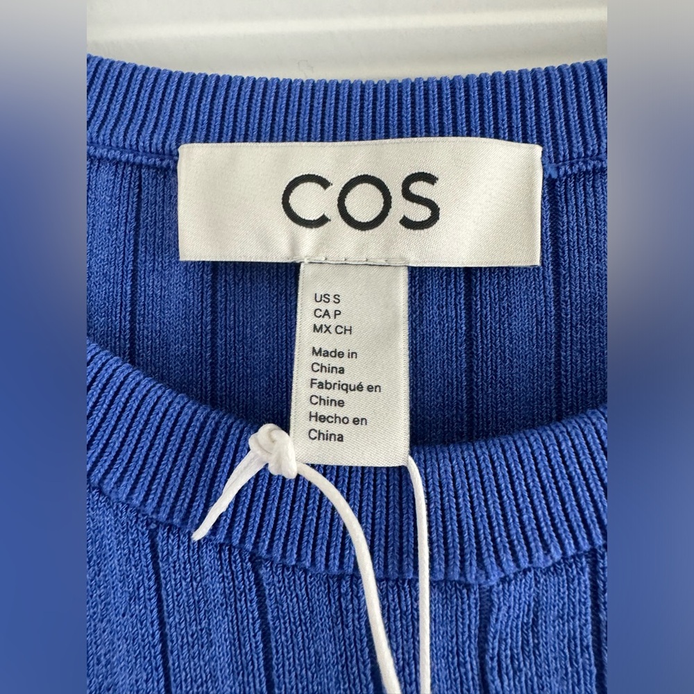 COS Pleated Knit Trapeze Dress - Picture 6 of 7